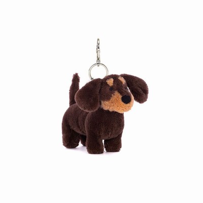 Jellycat Otto Sausage Bag Charm Dog Australia | 915327WTG